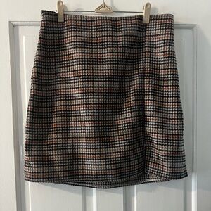 Old Navy Black and Blue Mini Pencil Skirt